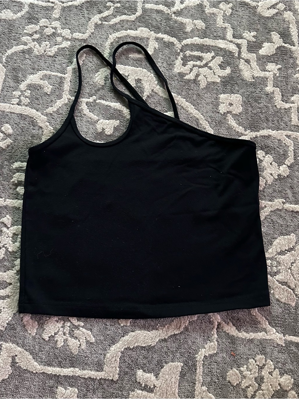 Abercrombie Black One-Shoulder tank